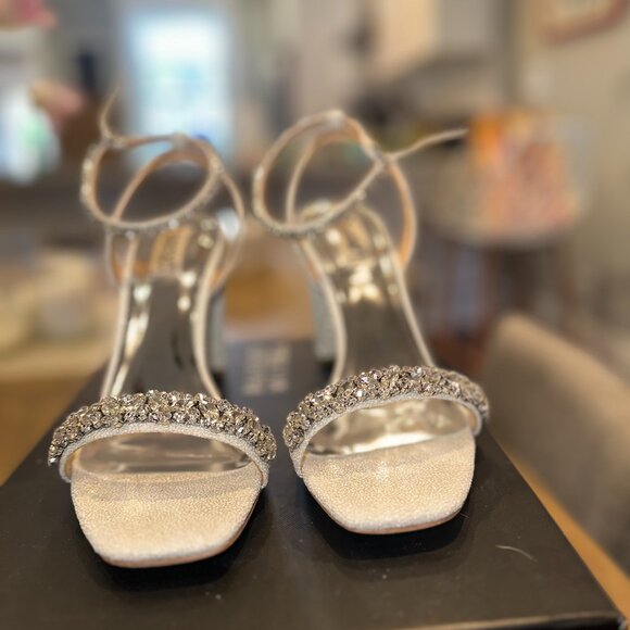 Badgley Mischka Tasmine Tall Evening Sandals - Picture 2 of 6